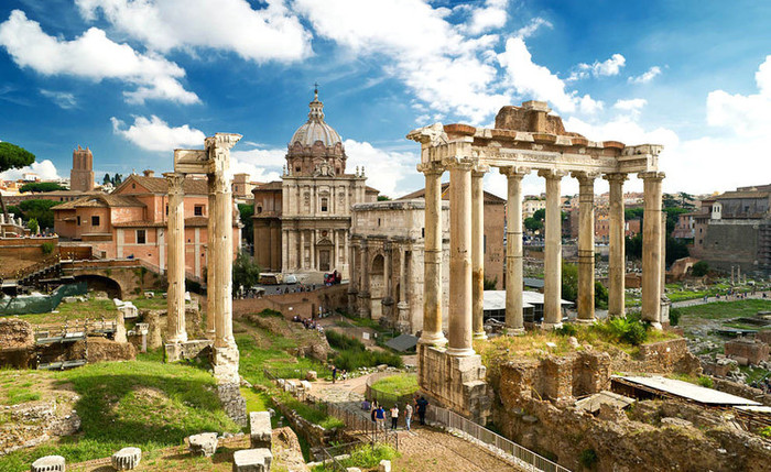 Достопримечательности Италии фото Римский форум