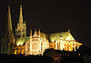 Франция Эр и Луар Chartres Cathedrale Nuit 02.jpg