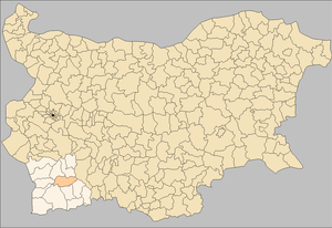 Община Банско на карте