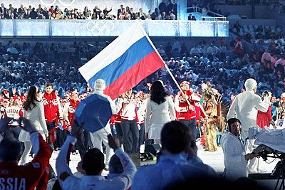 2010 Olympic Winter Games Opening Ceremony - Russia entering cropped.jpg