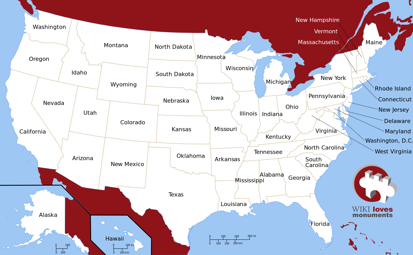 Крупные города на востоке сша. Штат pa в США. Федеральный округ Колумбия на карте США. Нью Хэмпшир на карте США. Восток США.