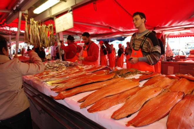Рыбный рынок Бергена