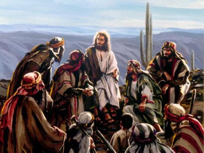 Иисус с учениками