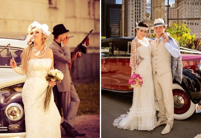 свадьба в стиле гангстеров Чикаго