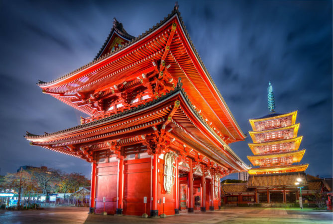 Храм Асакуса Каннон - достопримечательности Японии Women Planet