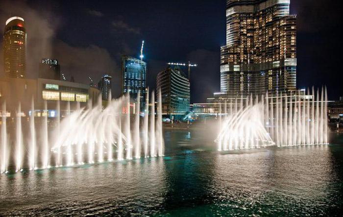 Дубай - фонтан