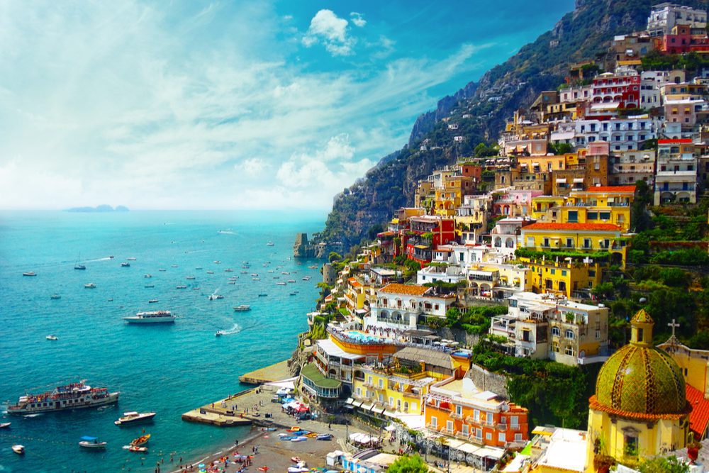 Positano on the Amalfi Coast, Italy