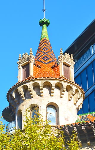 church spire barcelona